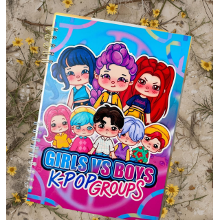 K-pop Group: Chicas contra chicos A4