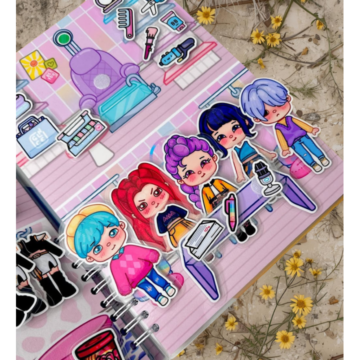 K-pop Group: Chicas contra chicos A4